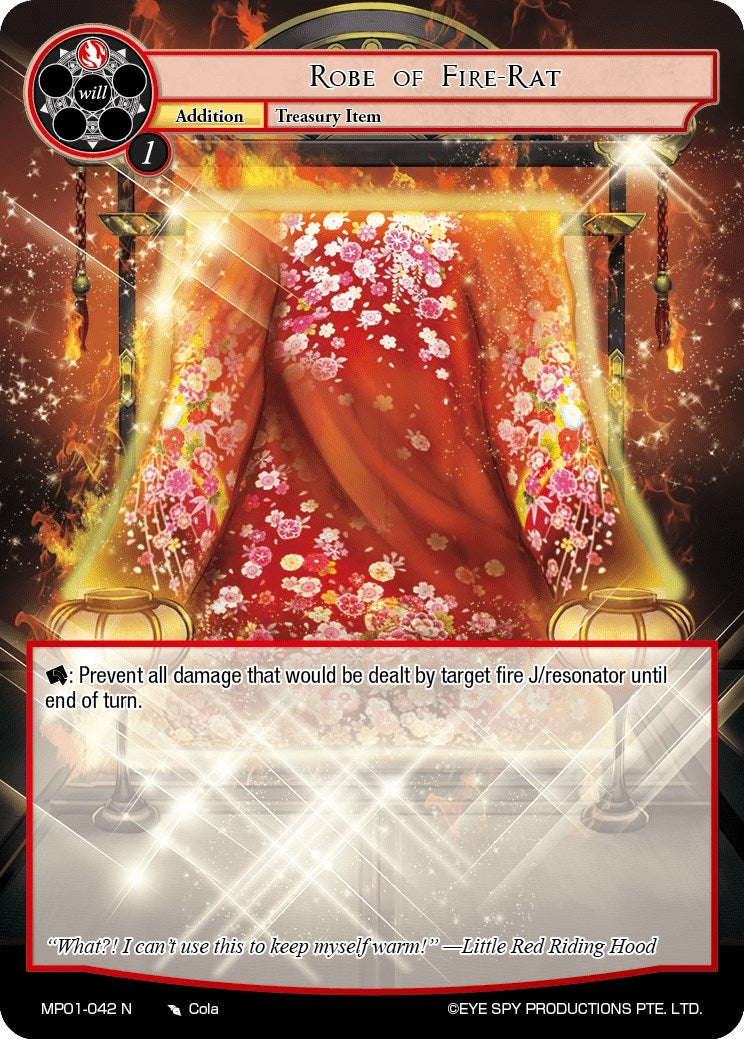 Robe of Fire-Rat (1042) [MP01] - Force of Will Single