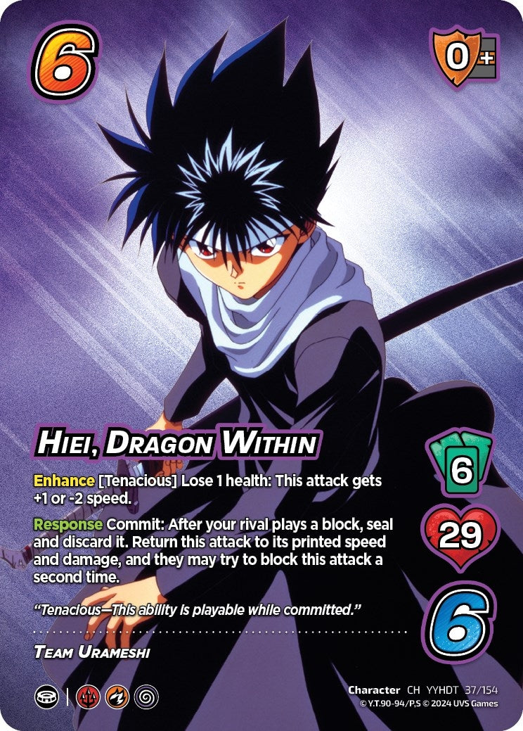 Hiei Dragon Within (37) [YDT] - UniVersus Single