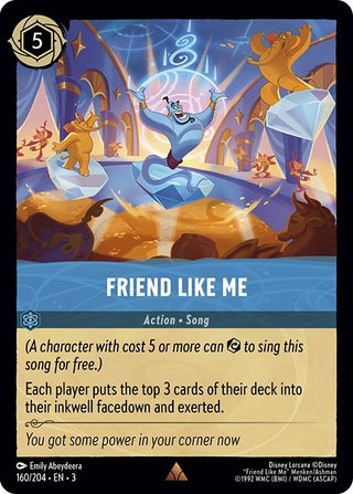 Friend Like Me (160) (3) - Disney Lorcana Single