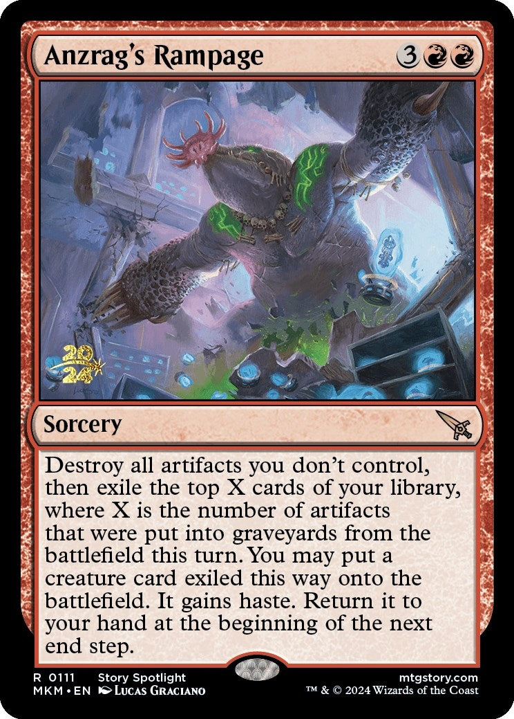 Anzrag’s Rampage (111) [PRE] - MTG Single