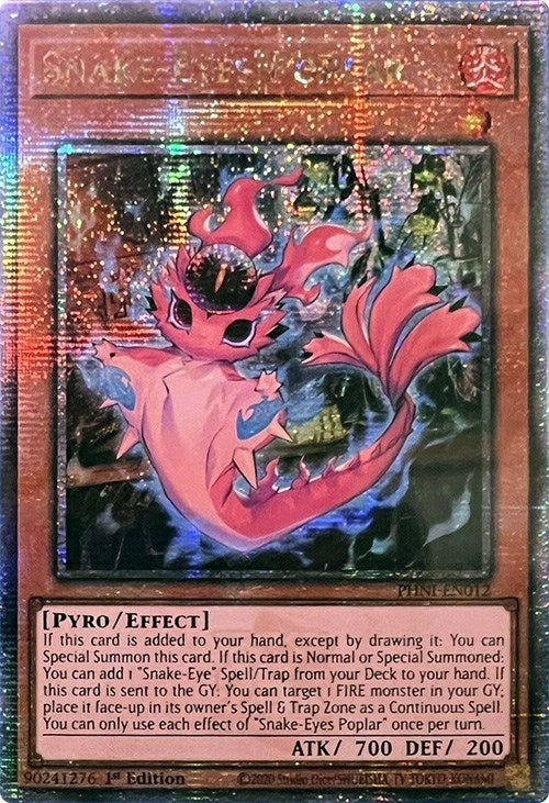 Snake-Eyes Poplar (Quarter Century Secret Rare) (12) (PHNI) - YuGiOh Single