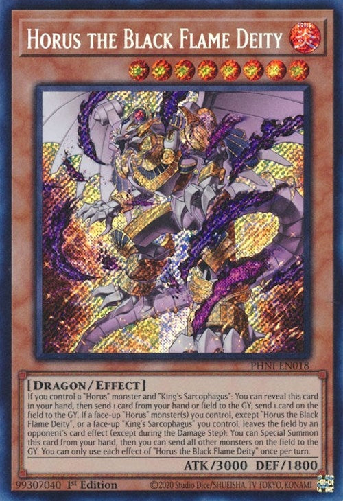 Horus the Black Flame Deity (18) (PHNI) - YuGiOh Single