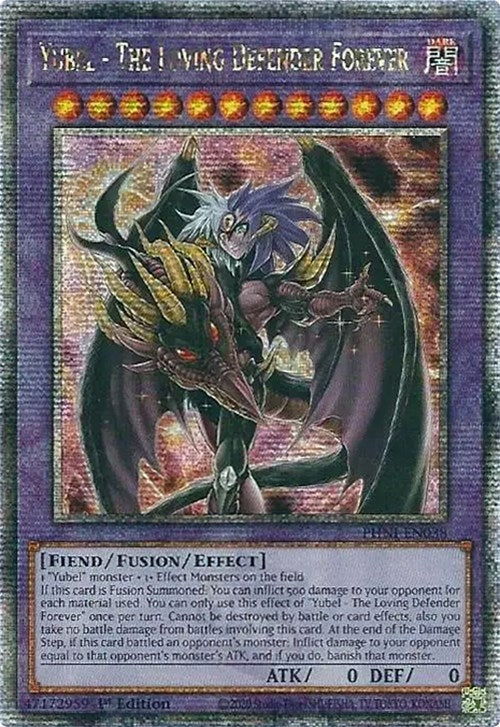 Yubel - The Loving Defender Forever (Quarter Century Secret Rare) (38) (PHNI) - YuGiOh Single