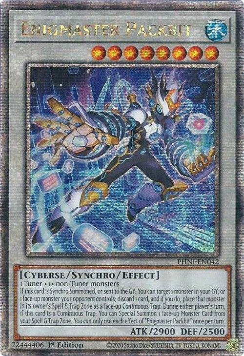 Enigmaster Packbit (Quarter Century Secret Rare) (42) (PHNI) - YuGiOh Single