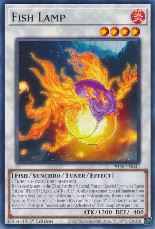 Fish Lamp (44) (PHNI) - YuGiOh Single