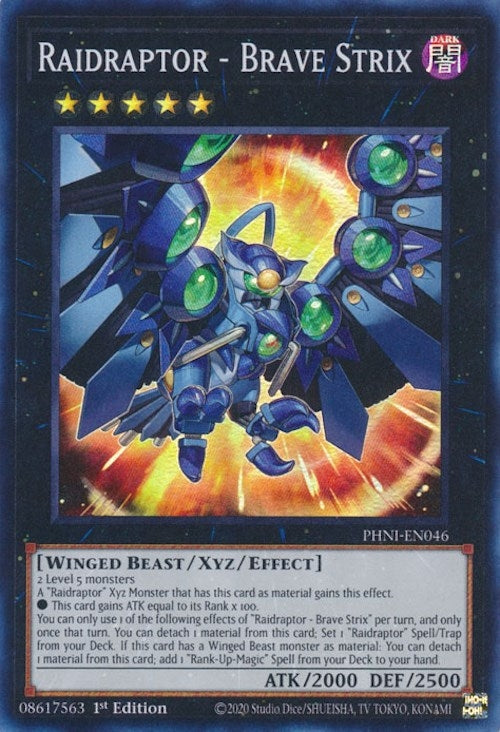 Raidraptor - Brave Strix (46) (PHNI) - YuGiOh Single