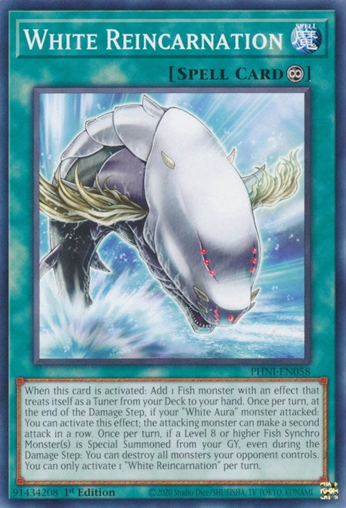 White Reincarnation (58) (PHNI) - YuGiOh Single