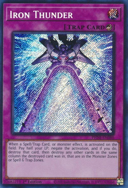 Iron Thunder (80) (PHNI) - YuGiOh Single