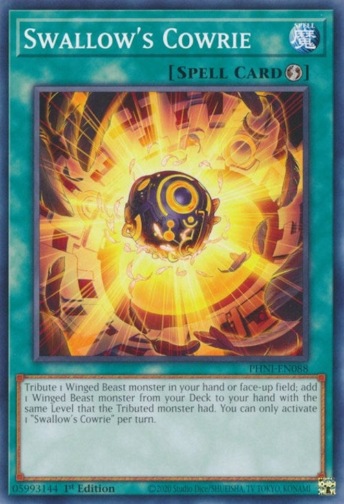 Swallow’s Cowrie (88) (PHNI) - YuGiOh Single