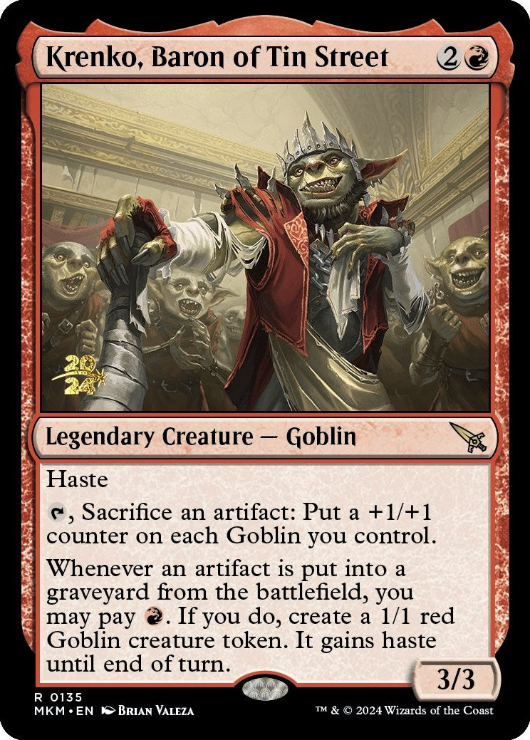 Krenko Baron of Tin Street (135) [PRE] - MTG Single