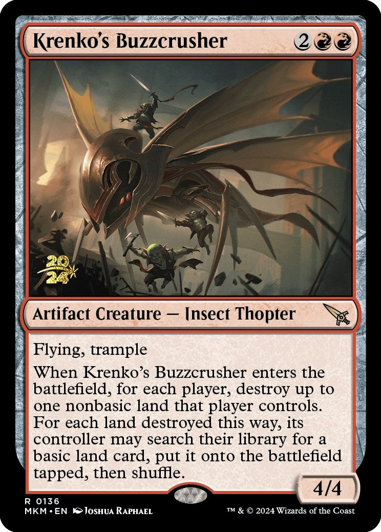 Krenko’s Buzzcrusher (136) [PRE] - MTG Single