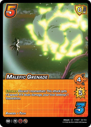 Malefic Grenade (58) [YDT] - UniVersus Single