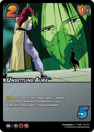 Unsettling Aura (62) [YDT] - UniVersus Single