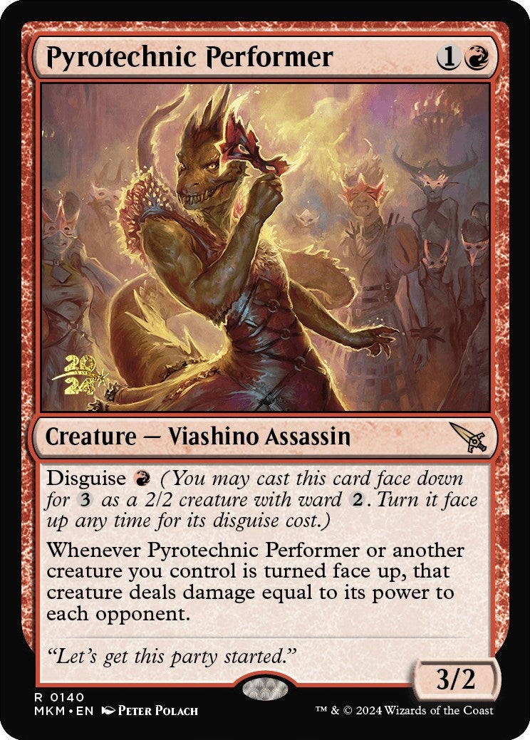 Pyrotechnic Performer (140) [PRE] - MTG Single