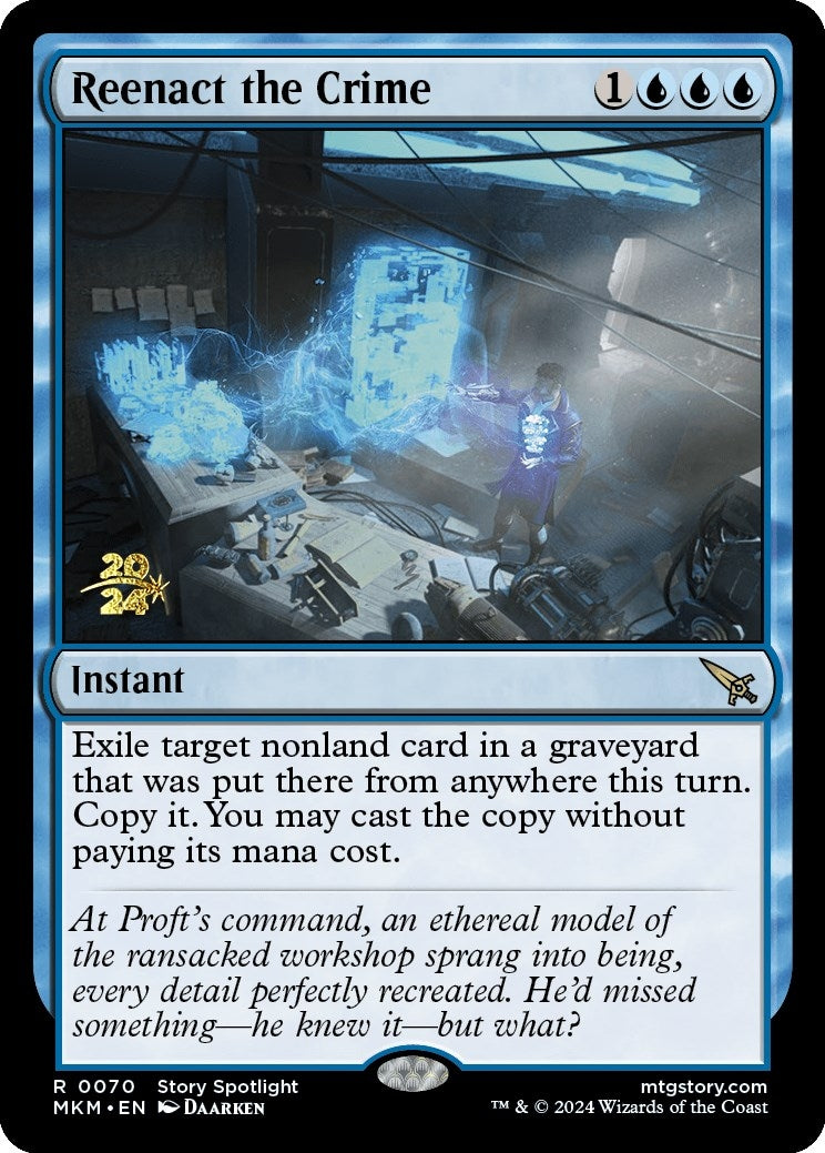 Reenact the Crime (70) [PRE] - MTG Single