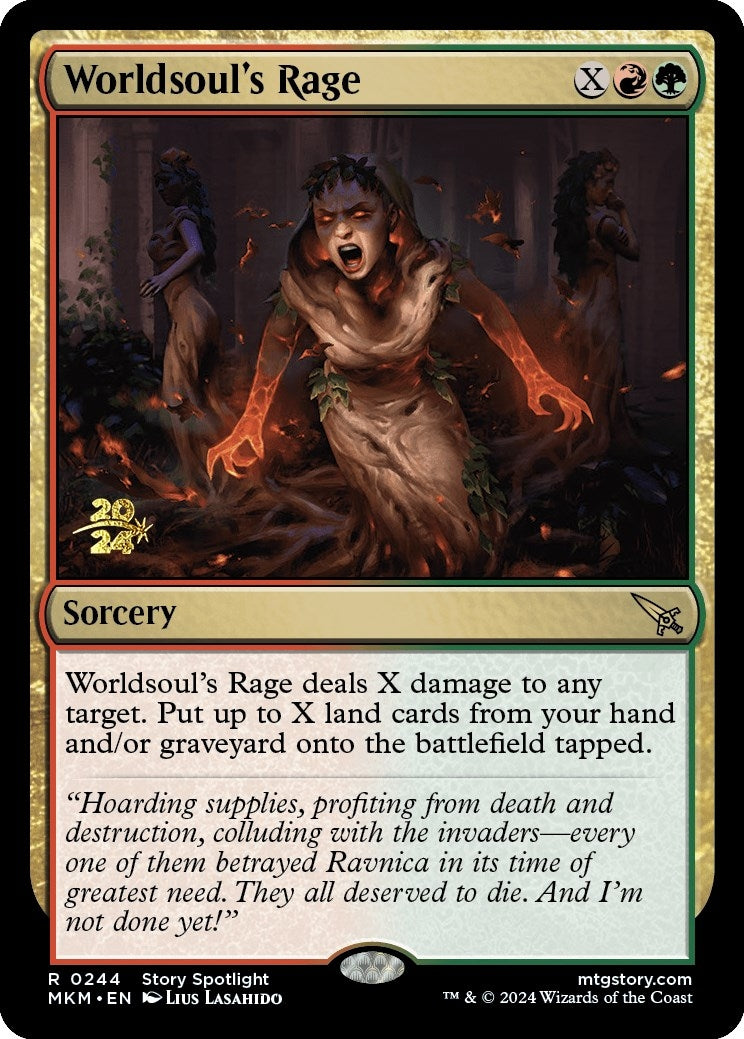 Worldsoul’s Rage (244) [PRE] - MTG Single