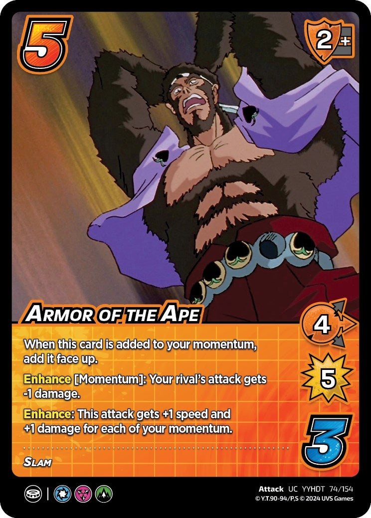 Armor of the Ape (74) [YDT] - UniVersus Single