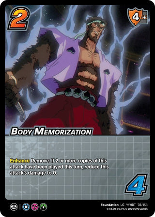 Body Memorization (78) [YDT] - UniVersus Single