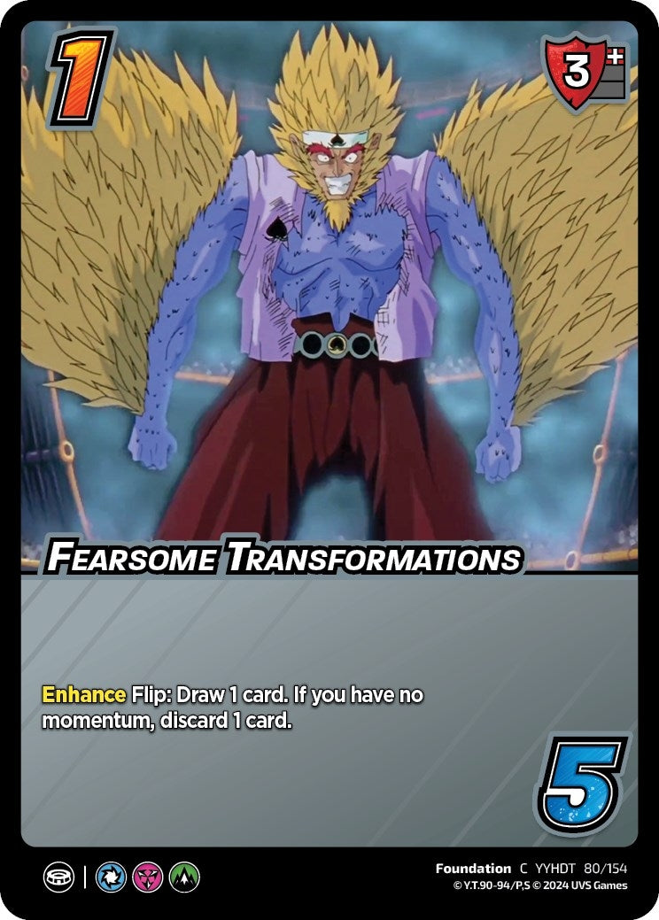 Fearsome Transformations (80) [YDT] - UniVersus Single