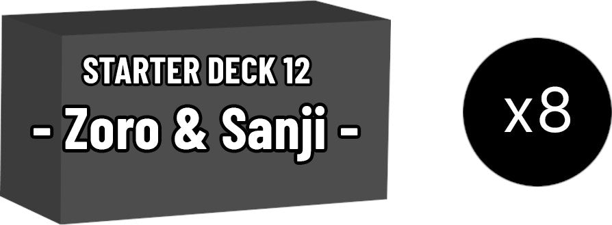 Starter Deck 12: Zoro and Sanji Display Case (ST-12) - One Piece Card Game Sealed