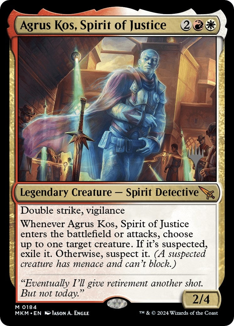 Agrus Kos Spirit of Justice (184) [PPMKM] - MTG Single