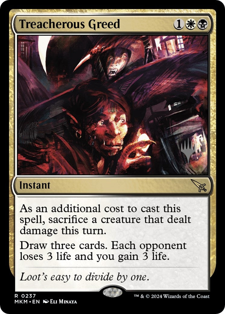 Treacherous Greed (237) [PPMKM] - MTG Single