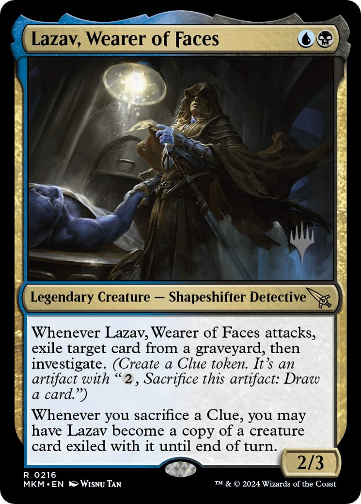Lazav Wearer of Faces (216) [PPMKM] - MTG Single