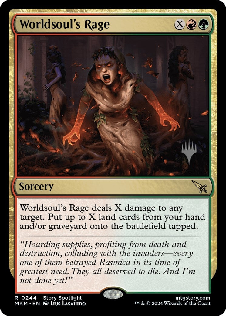 Worldsoul’s Rage (244) [PPMKM] - MTG Single