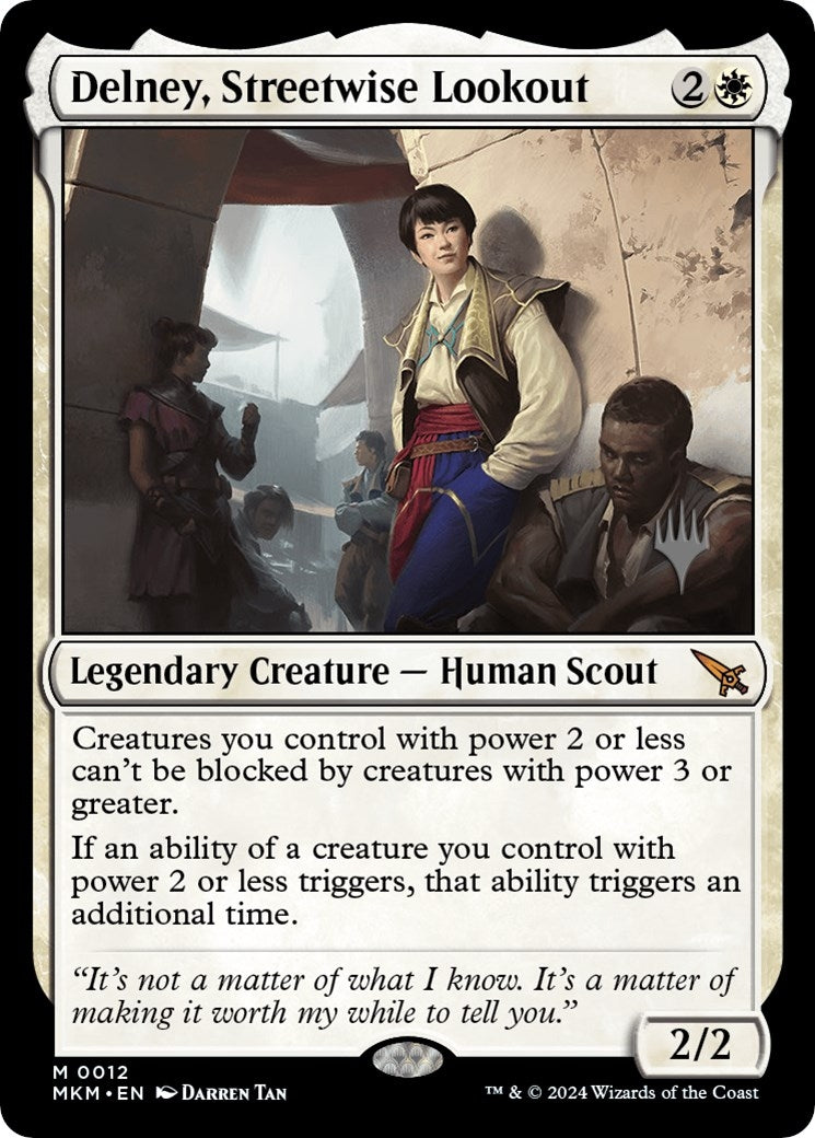 Delney Streetwise Lookout (12) [PPMKM] - MTG Single
