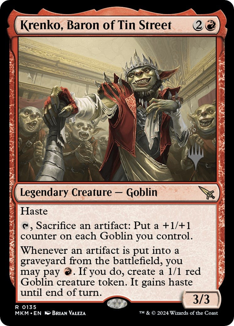 Krenko Baron of Tin Street (135) [PPMKM] - MTG Single