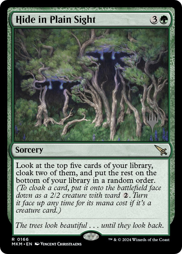 Hide in Plain Sight (166) [PPMKM] - MTG Single