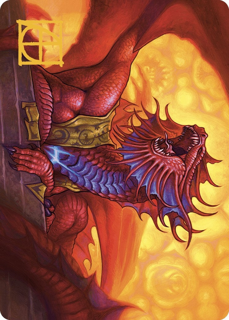 Niv-Mizzet Guildpact Art Card (44/49) (Gold-Stamped Signature) (44) [ASMKM] - MTG Single