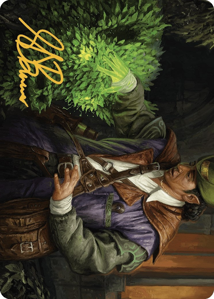 Hedge Whisperer Art Card (Gold-Stamped Signature) (14) [ASMKM] - MTG Single