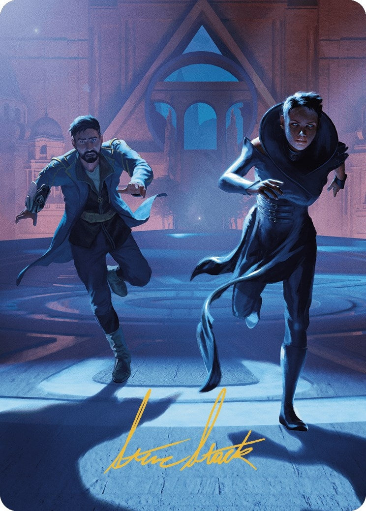 Unauthorized Exit Art Card (Gold-Stamped Signature) (30) [ASMKM] - MTG Single