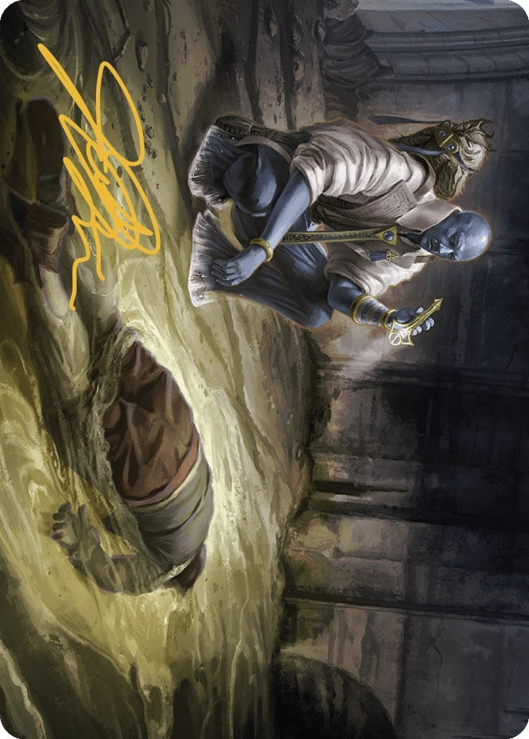 Drag the Canal Art Card (Gold-Stamped Signature) (19) [ASMKM] - MTG Single