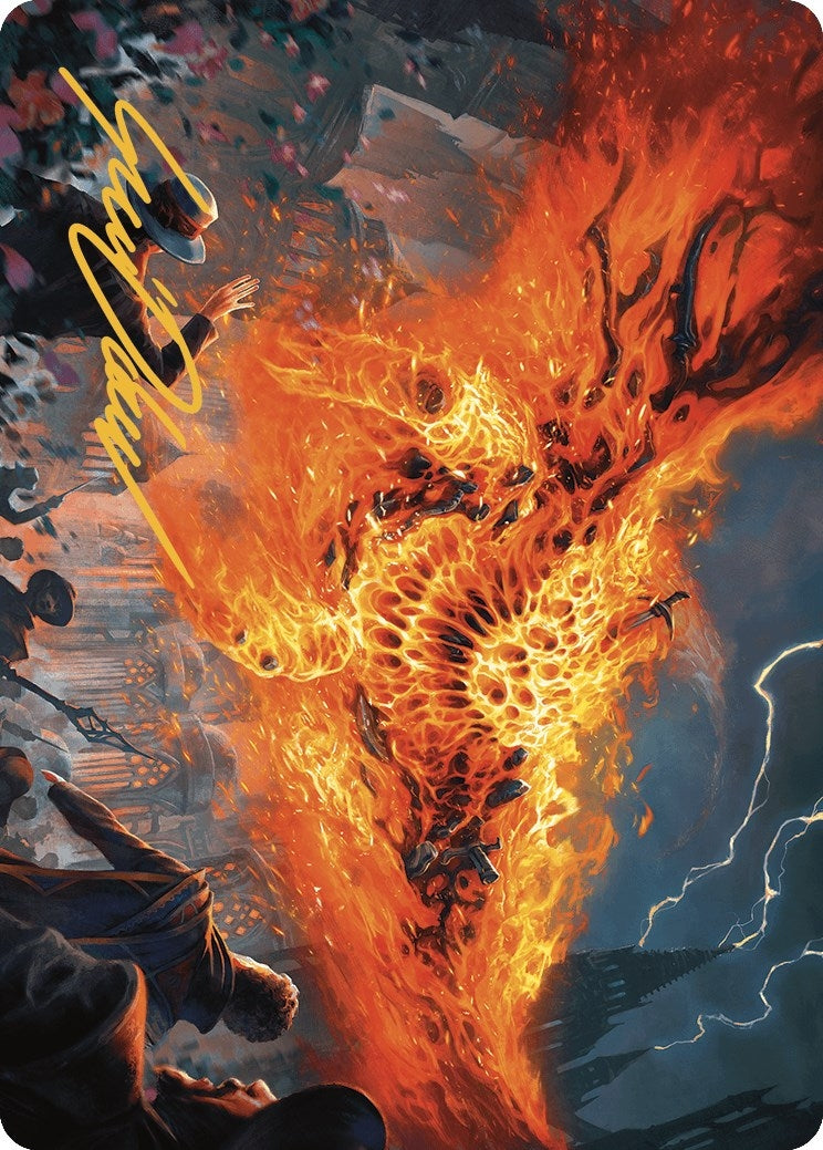 Havoc Eater Art Card (Gold-Stamped Signature) (48) [ASMKM] - MTG Single