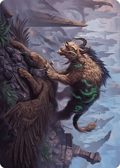 Image for Axebane Ferox Art Card (13) (Murders at Karlov Manor) - Magic: The Gathering