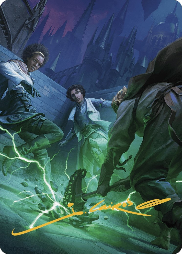 Fanatical Strength Art Card (Gold-Stamped Signature) (32) [ASMKM] - MTG Single