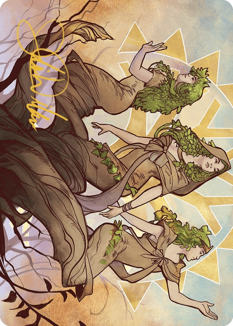 Trostani Three Whispers Art Card (Gold-Stamped Signature) (37) [ASMKM] - MTG Single
