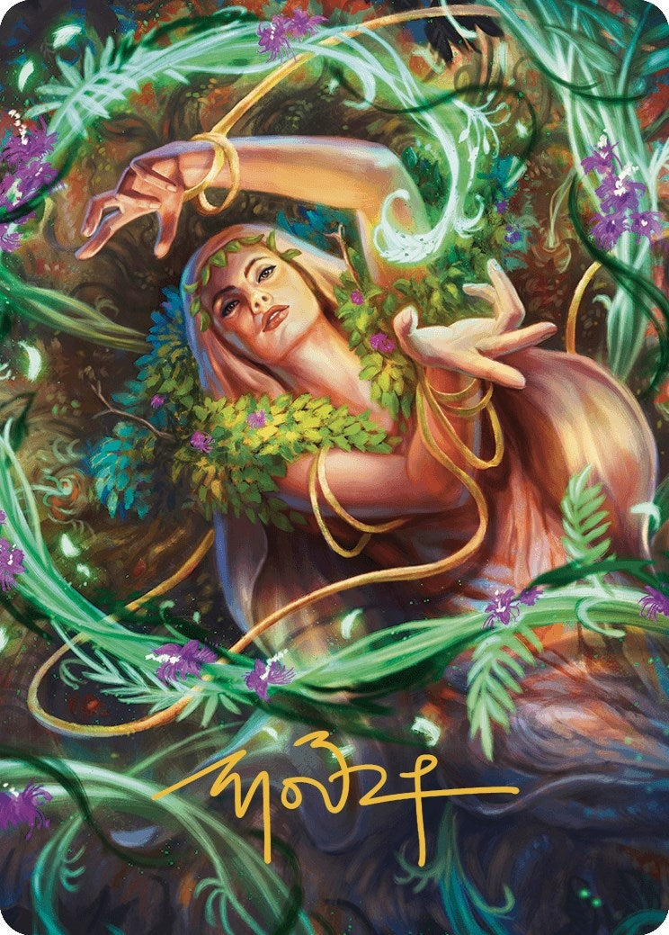 Insidious Roots Art Card (Gold-Stamped Signature) (34) [ASMKM] - MTG Single