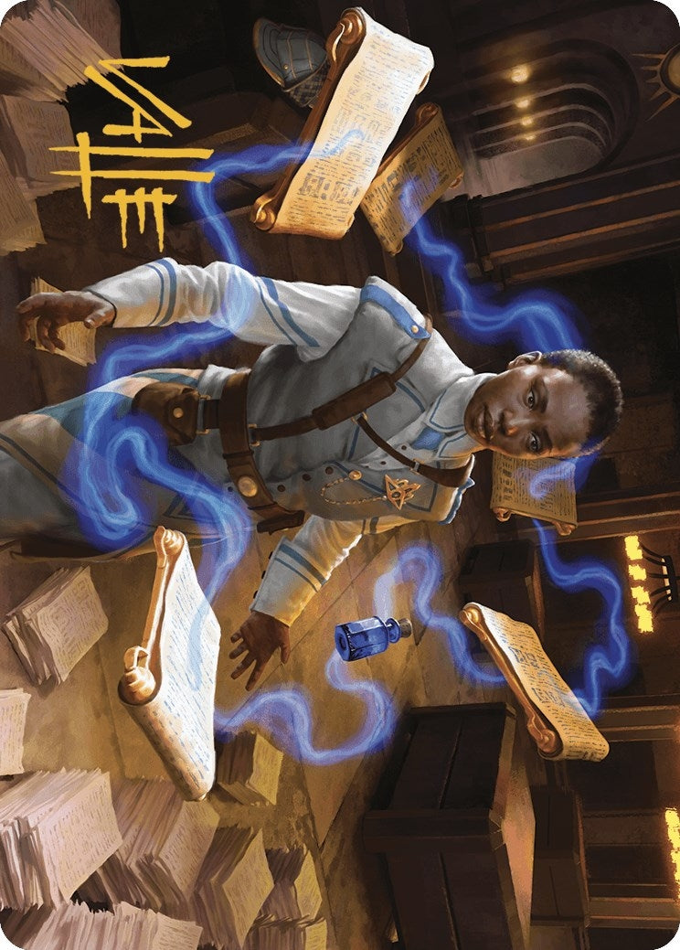 Case File Auditor Art Card (Gold-Stamped Signature) (3) [ASMKM] - MTG Single