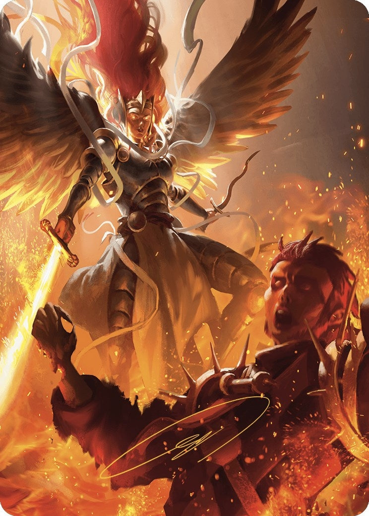 Warleader’s Call Art Card (35/49) (Gold-Stamped Signature) (35) [ASMKM] - MTG Single