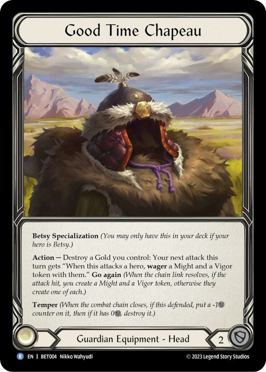Good Time Chapeau (4) - Flesh and Blood TCG Single