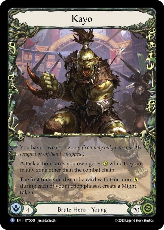 Kayo Armed and Dangerous (1) - Flesh and Blood TCG Single