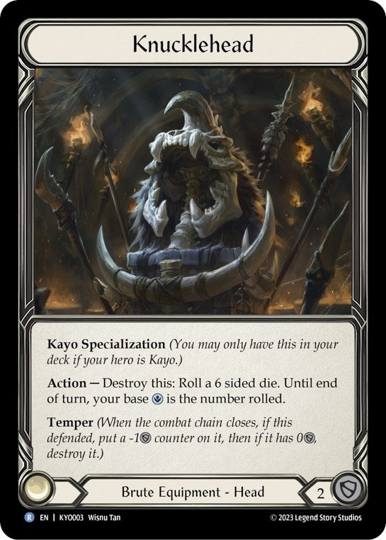 Knucklehead (3) - Flesh and Blood TCG Single