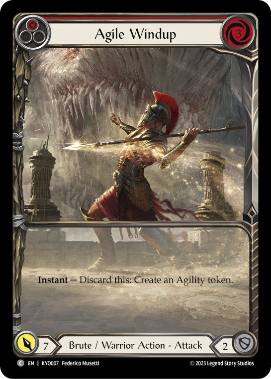 Agile Windup (Red) (7) - Flesh and Blood TCG Single