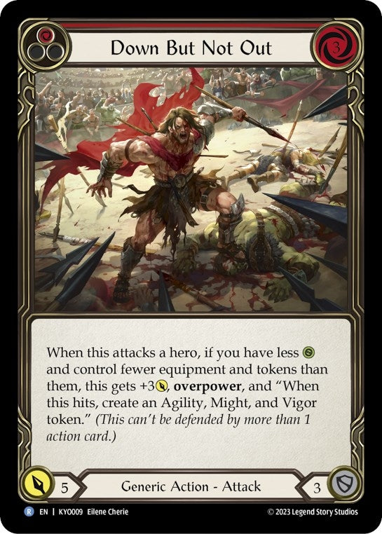 Down But Not Out (9) - Flesh and Blood TCG Single
