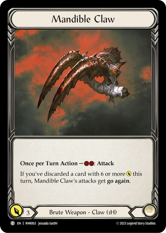 Mandible Claw (3) - Flesh and Blood TCG Single