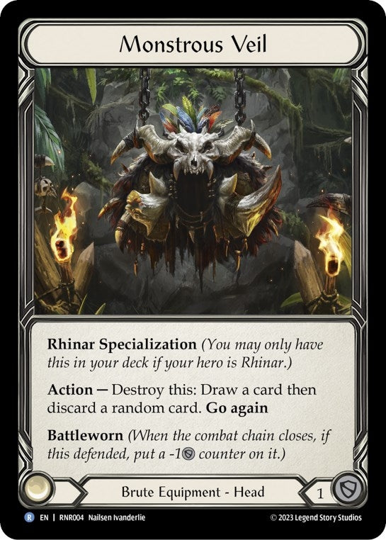 Monstrous Veil (4) - Flesh and Blood TCG Single