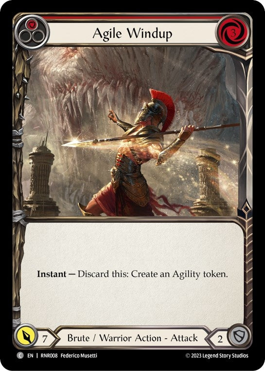 Agile Windup (Red) (8) - Flesh and Blood TCG Single